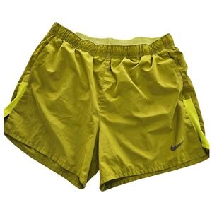 Nike Dri-FIT Challenger Running Shorts Men's Large Green Athletic DV9363-390